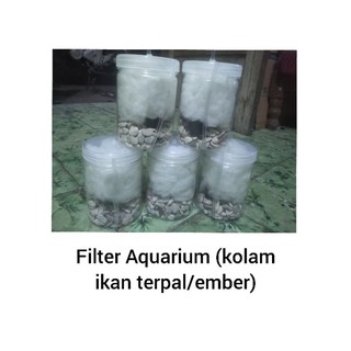 Filter (untuk Aquarium/kolam ikan terpal/ember) | Shopee