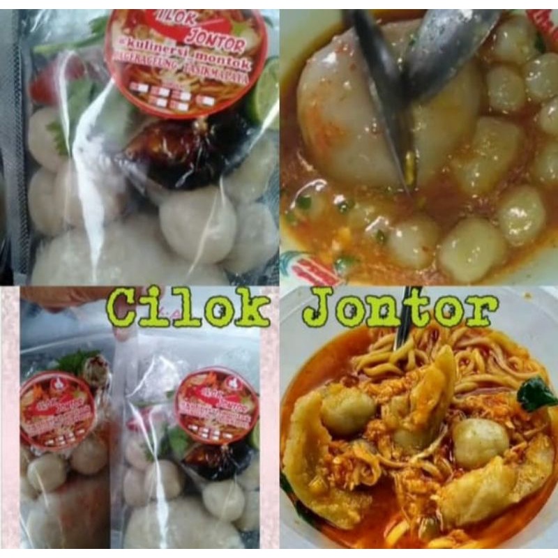 

Cilok Jontor isi Ayam Pedas