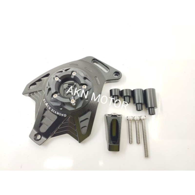 Cover tutup cvt black diamond yamaha nmax 155 old cnc