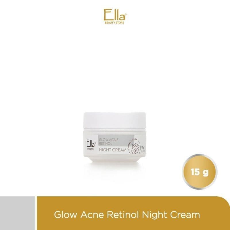 cream malam untuk wajah berjerawat night acne ella skincare