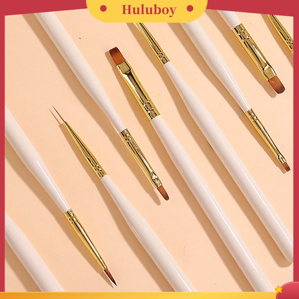 Huluboy Huluboy♡ Brush Pen Nail Art UV Gel Akrilik Bulu Lembut Multifungsi