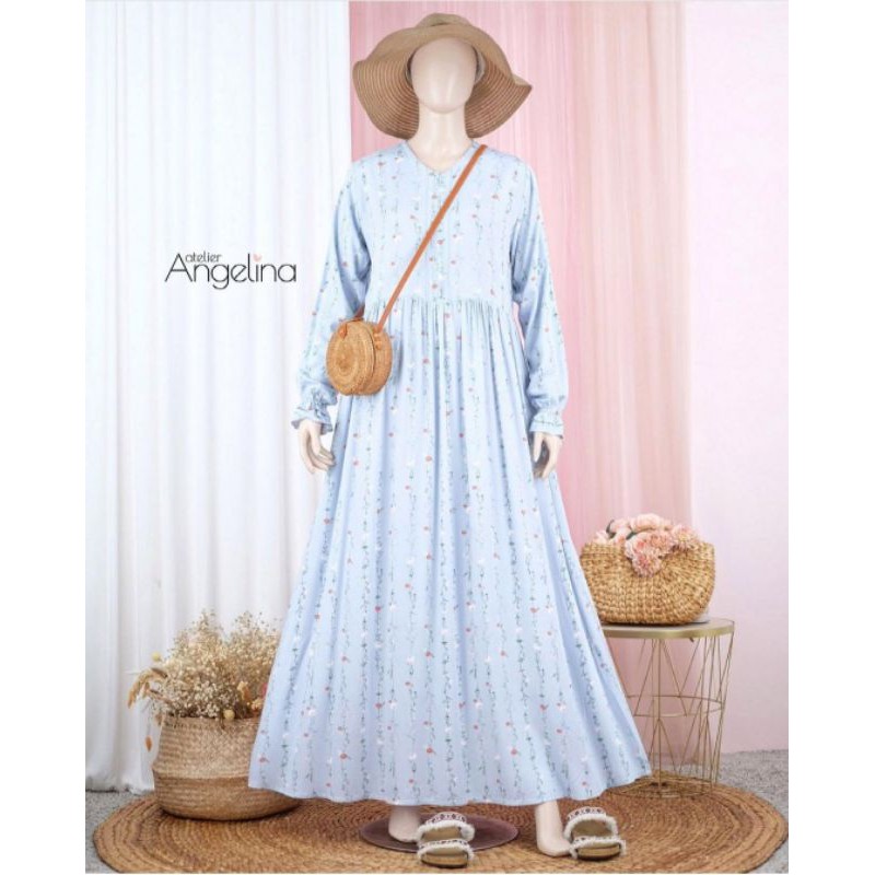 Sarah dress Shallflower Blue Atelier Angelina