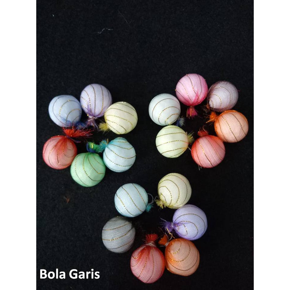 Bola gabus warna warni/ pom gabus/ gabus hati/ gabus bintang 20 biji