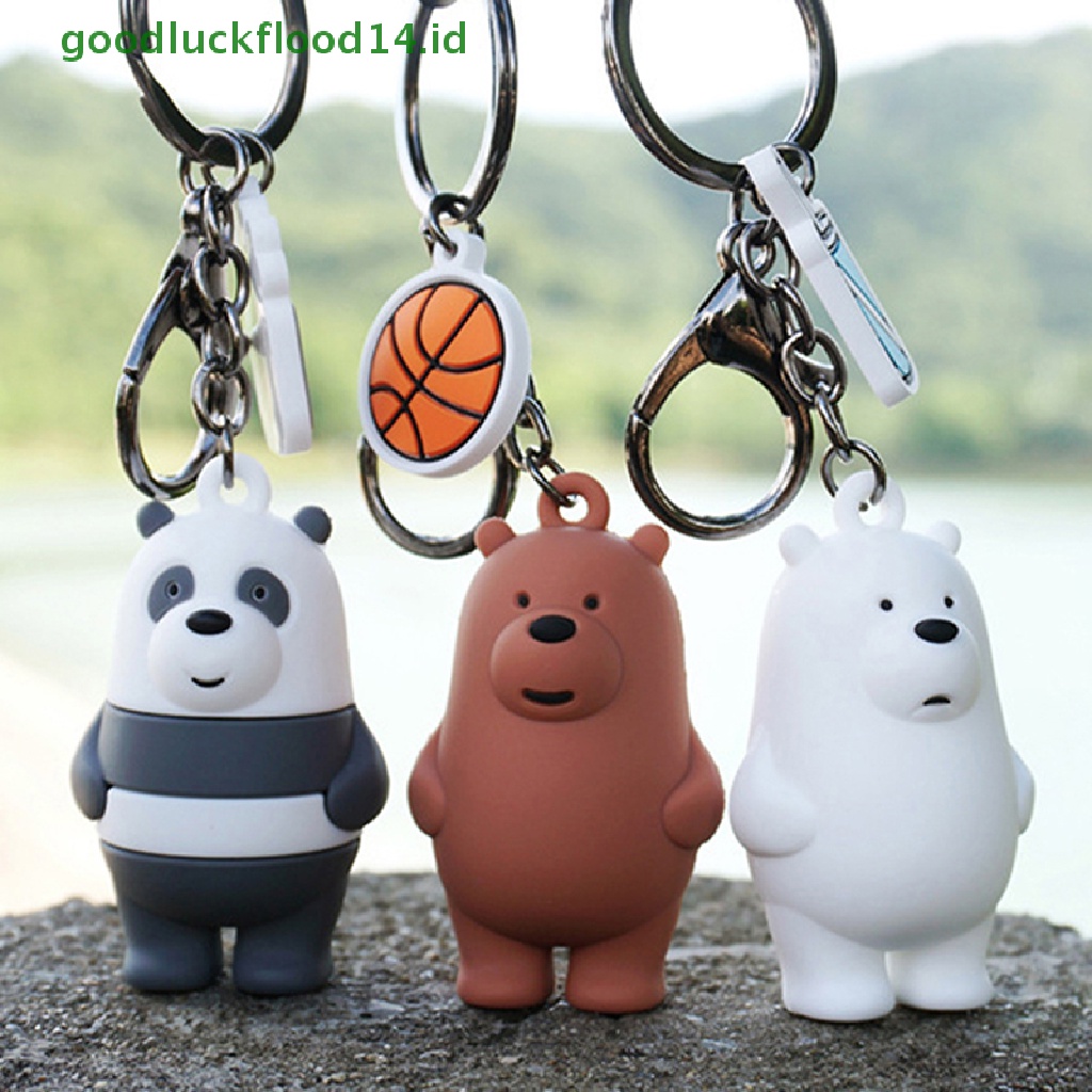 (GOOGFOUR) Gantungan Kunci Bentuk we bare bears