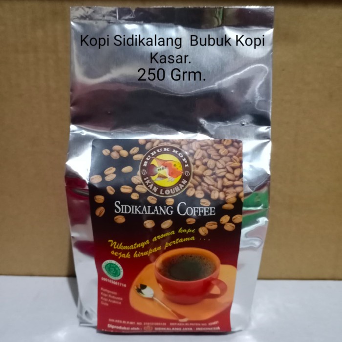 

Ds0Ds1D Kopi Sidikalang Aromanya Mantap./Kopi Medan . Bubuk Kopi Kasar 250 Grm - Kopi Halus Ds20X11