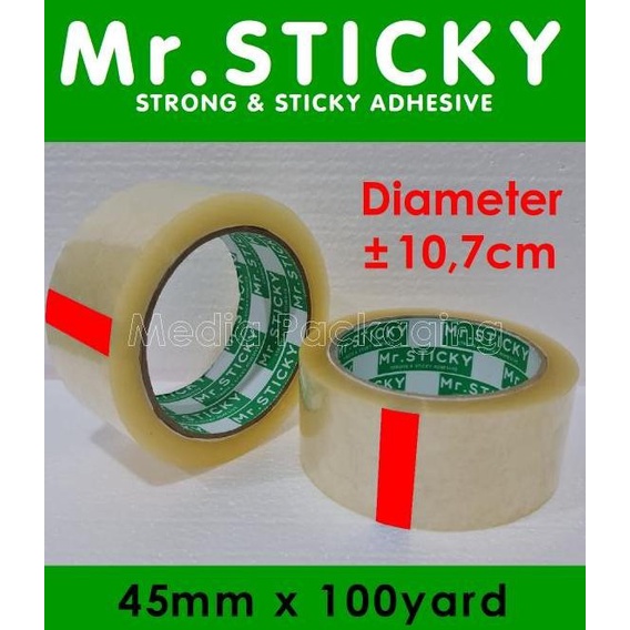 

MR. STICKY - LAKBAN BENING/COKLAT 45MM X 100 YARD 1 DUS 72 ROL