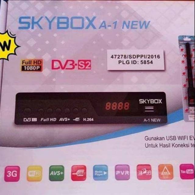 skybox a1 new avs 8mb