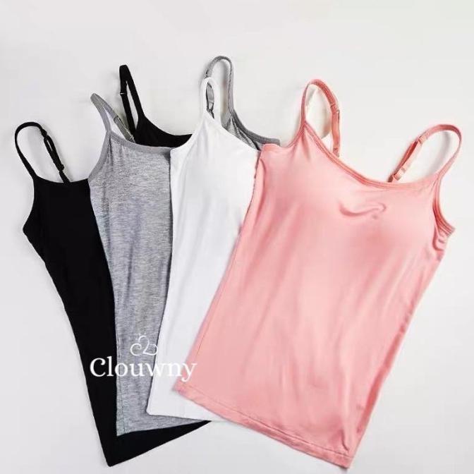 Clouwny - Tanktop bra - Tanktop wanita - fashion wanita