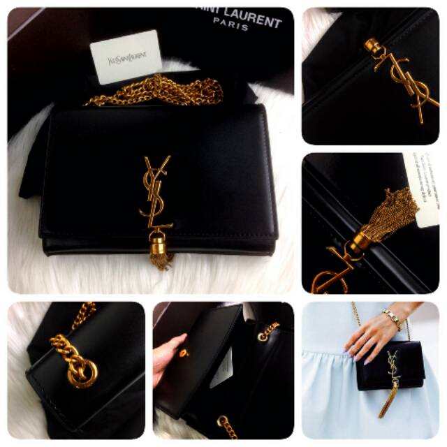 #S01 New Arrival YvesSaintLaurent Kate Tassel Chain Leather Bag Spring Summer 2018