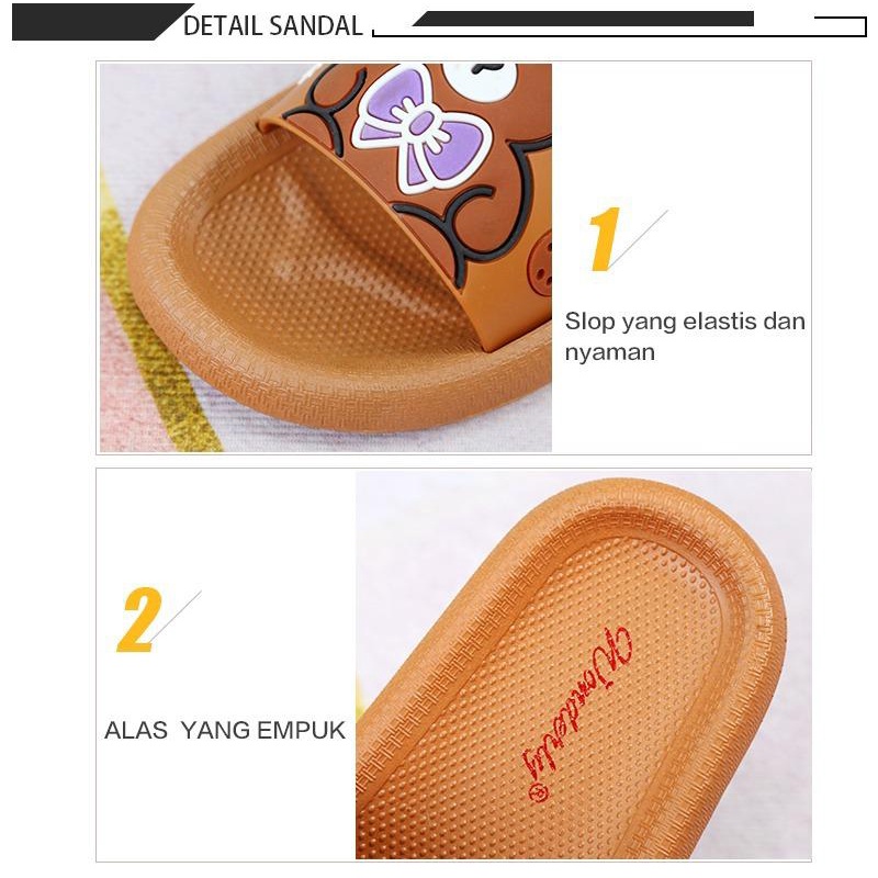 M2299 [WONDERLY] SANDAL SELOP WANITA JELLY | SENDAL SLOP JELLY l SENDAL KARET WANITA WONDERLY l SANDAL JELLY FLAT | SENDAL KARET SELOP LUCU | SANDAL KEKINIAN LUCU