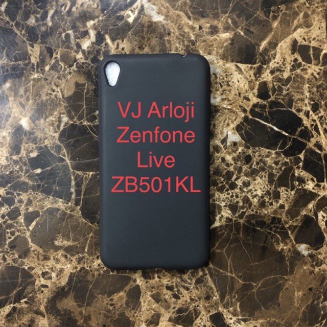 KOPS Soft Case Slim Black Matte Asus Zenfone Live Zb501Kl / A007 Kondom HP