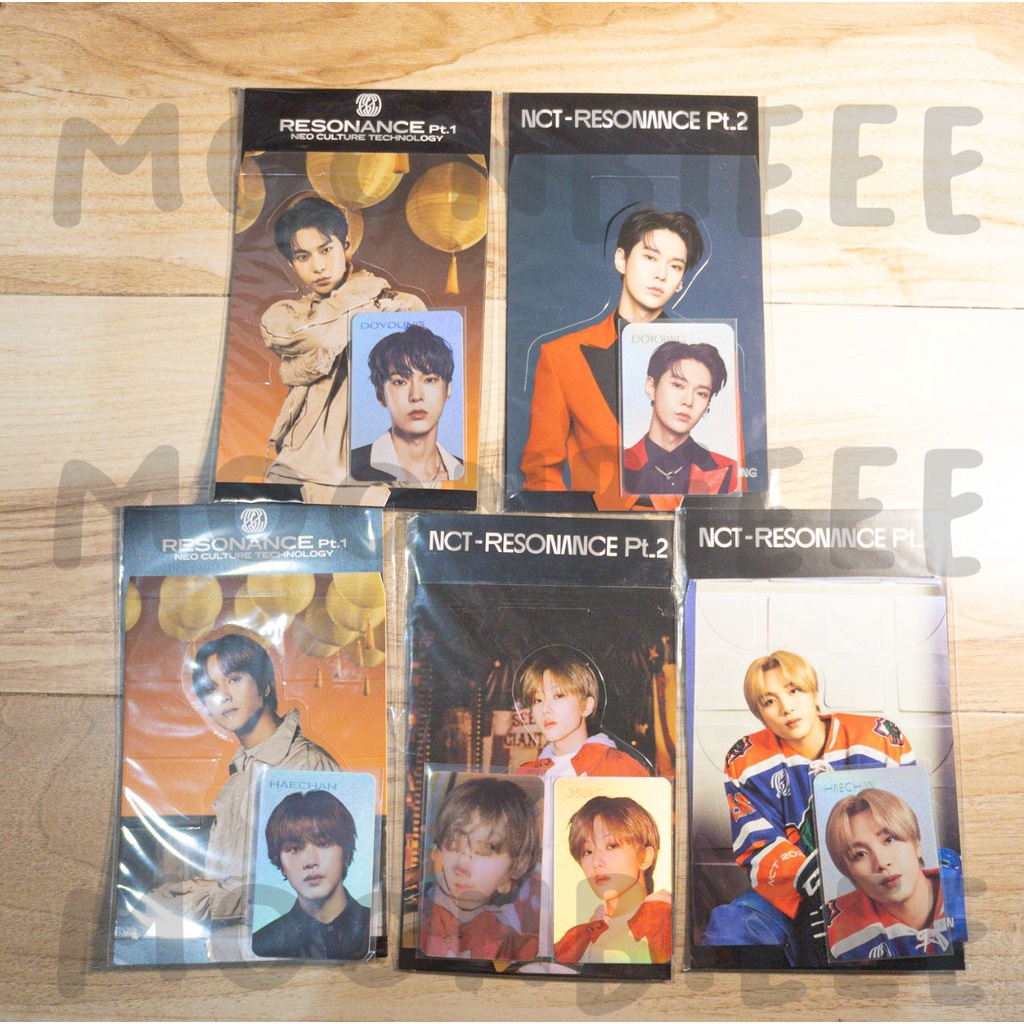 PC OFFICIAL NCT RESONANCE HOLOGRAM DOYOUNG JISUNG HAECHAN