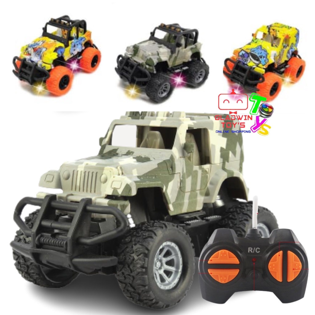 Mainan Mobil Remote Control - RC Jeep Rock Crawler