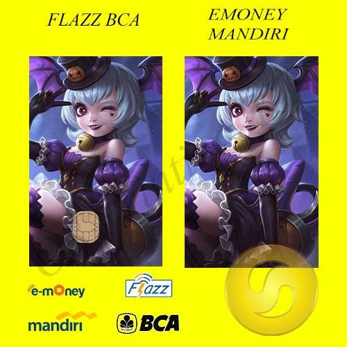 CUSTOM KARTU FLAZZ BCA GENERASI 2 ATAU EMONEY/SALDO 0 -NANA EDITION