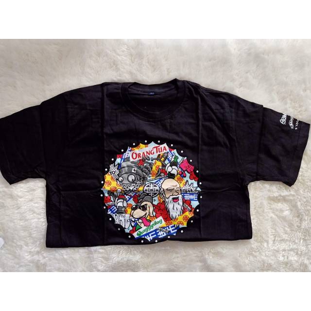 Kaos hitam OT X shaggy dog