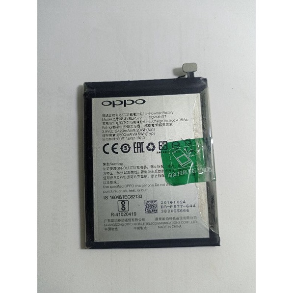 BATERAI HP OPPO A1603 ORI NORMAL