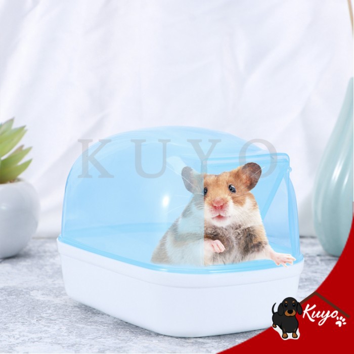 Tempat Mandi Main Sauna Hamster Bak Pasir - Cleanser Bath Tub Toilet