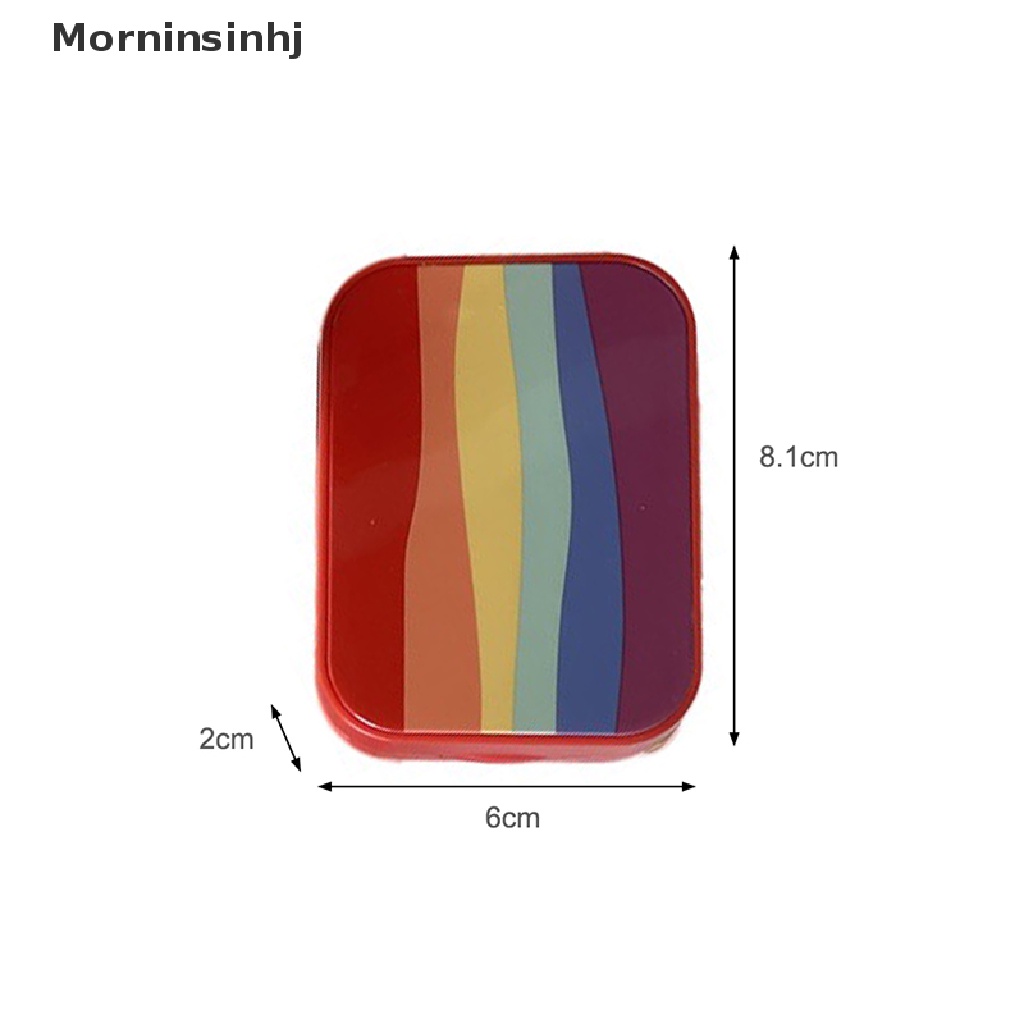 Mornin Kotak Softlens / Lensa Kontak Kecil Portable Seri Pelangi Untuk Musim Panas