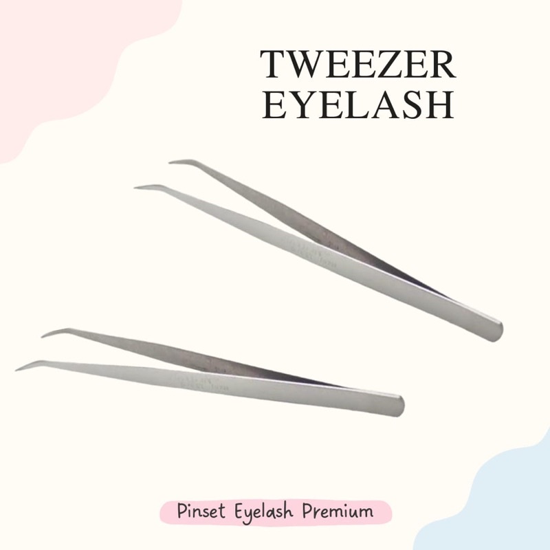 PINSET EYELASH PREMIUM / TWEEZER EYELASH