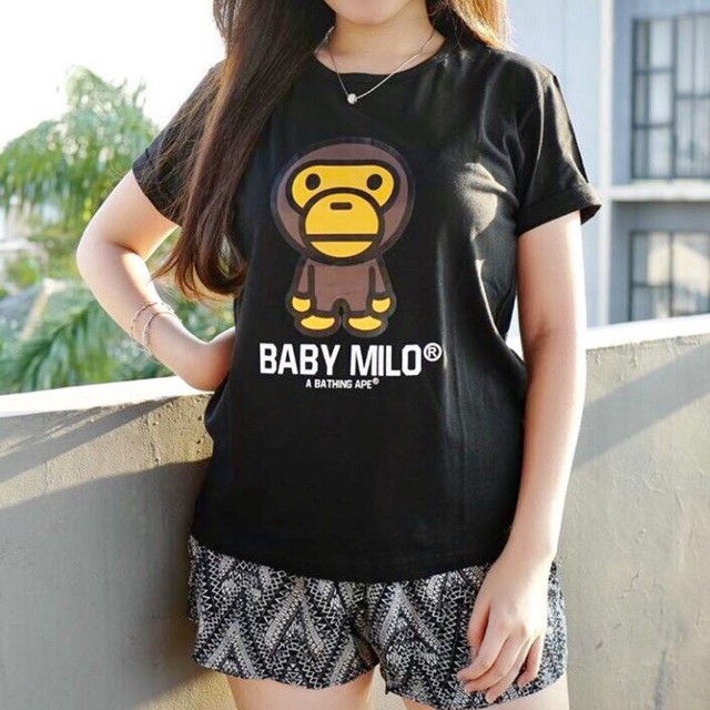 Kaos / T shirt / tumblr ter BABY MILO, black