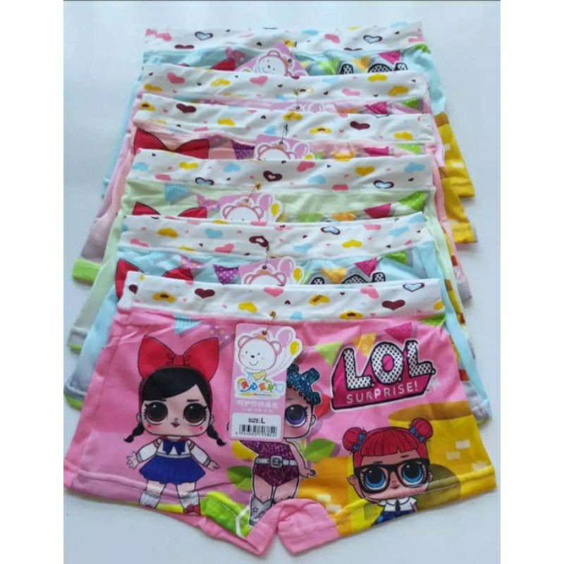 Cd Boxer Girl / Celana Dalam Boxer Anak Cewek Perempuan Import Murah