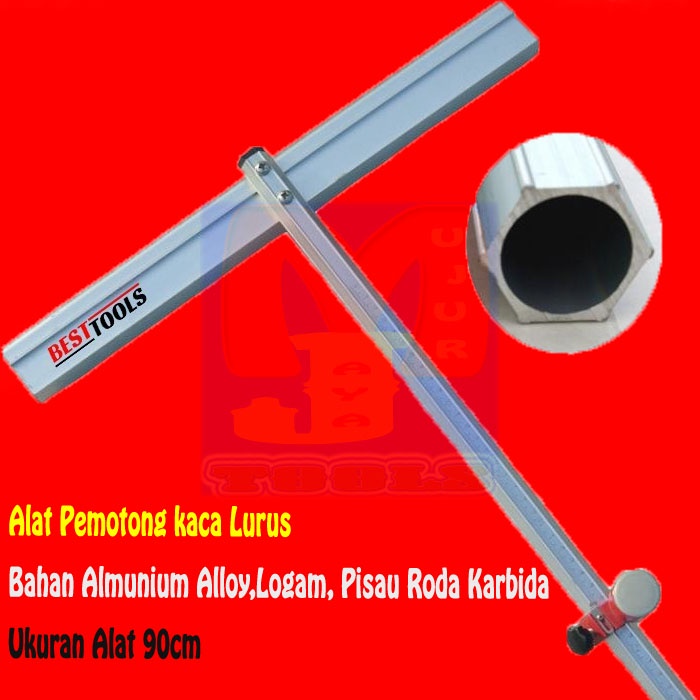 

Straight Glass Cutter T / Pemotong Kaca Lurus / T Glass Cutter 90 cm