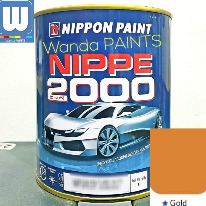 GOLD/EMAS CAT DUCO - NIPPE 2000 DUCO PAINT 1KG - NIPPON PAINT Termurah