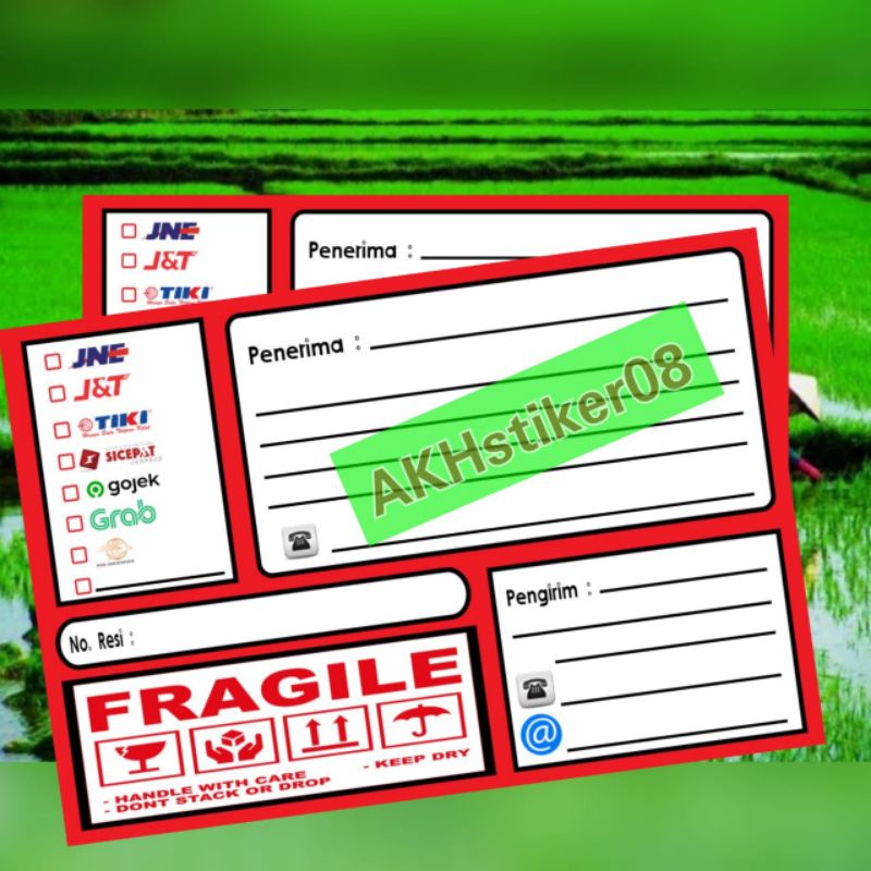 

promo stiker pengiriman