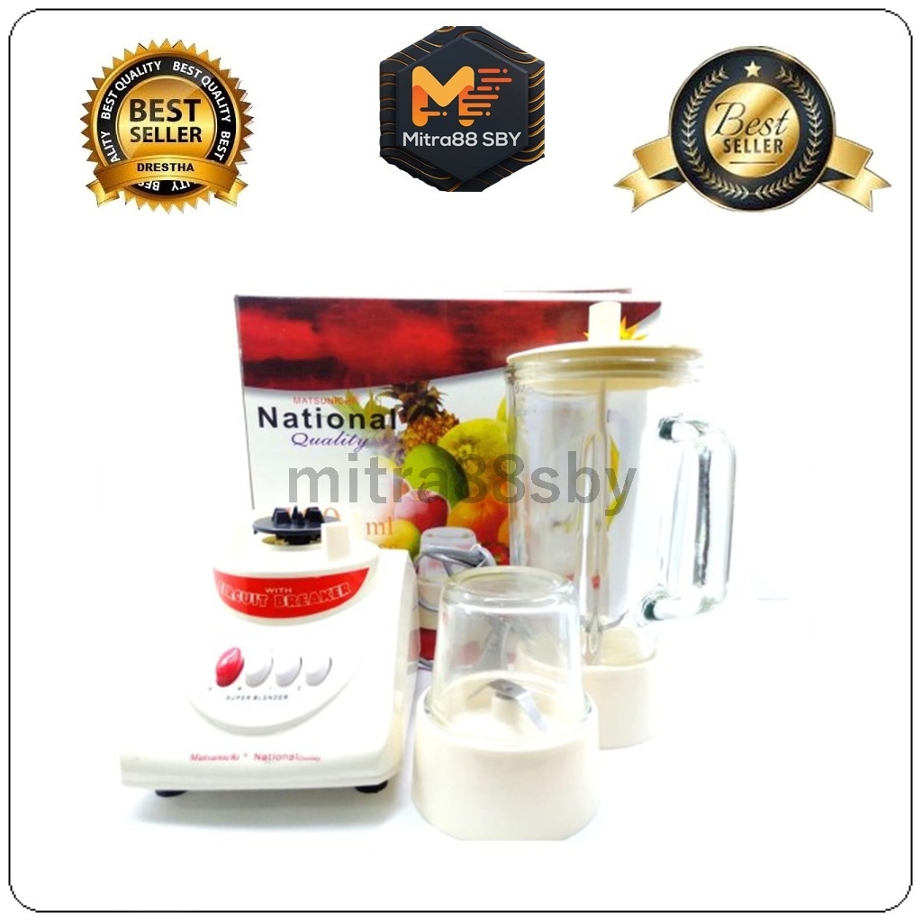 mitra88sby Blender kaca National Matsunichi  3 IN 1 Kapasitas 1 Liter