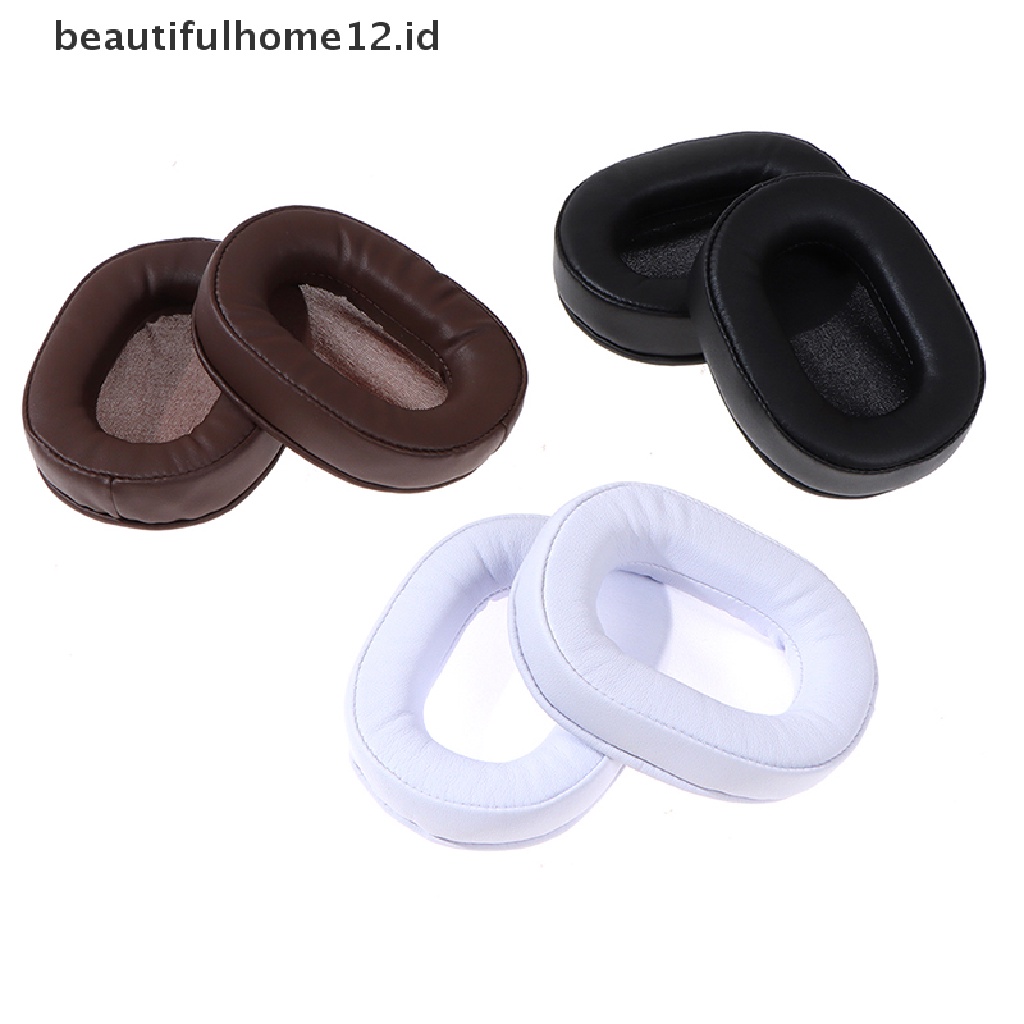 【beautifulhome12.id】 1Pair Ear Pads For ATH-MSR7 M50X M40X SX1 Headphones Replacement Foam Earmuffs .