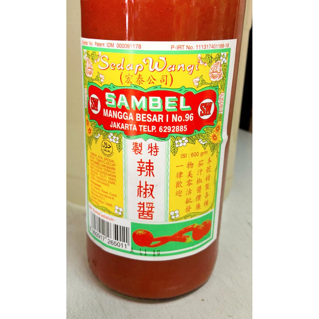 

Sambel sedap wangi mangga besar 600 gram