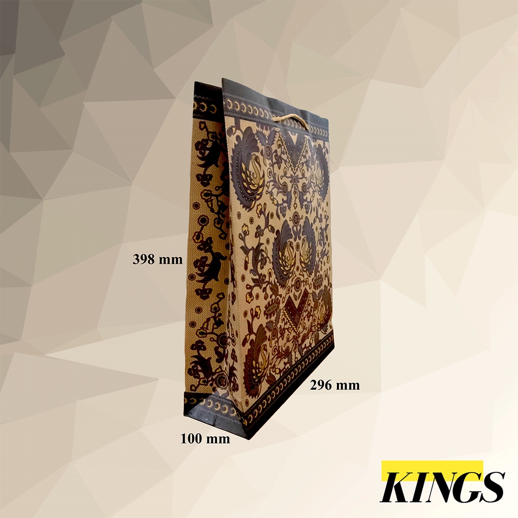 

RB 10 PCS Kiky Paper Bag Kraft Batik Large