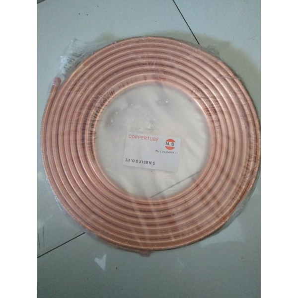Pipa tembaga 3/8 X 0,56mm jual per meter
