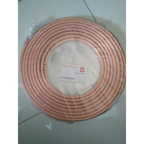 Pipa tembaga 3/8 X 0,56mm jual per meter