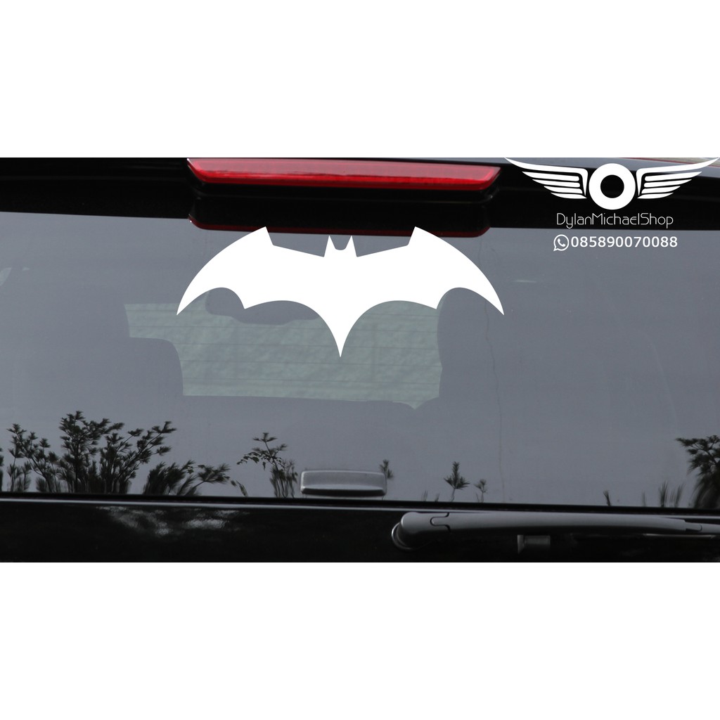 Stiker Kaca Mobil Super Hero Batman Car Rear Window Sticker 30cm ke 2