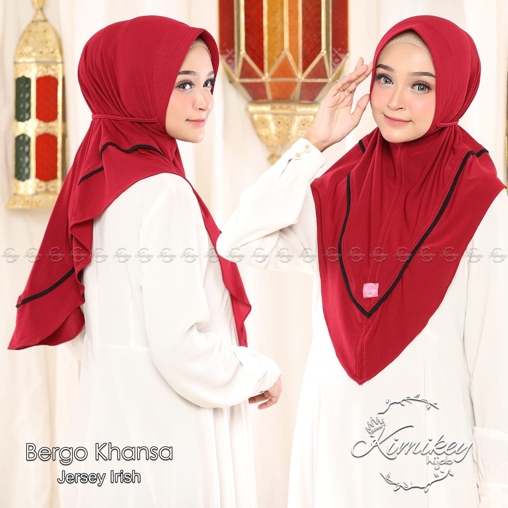 Jilbab Instan BERGO PET KHANSA BY KIMIKEY