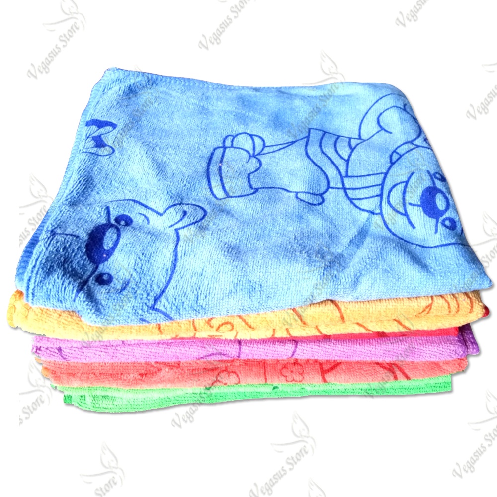 Handuk Bayi Karakter Warna Halus Dan Lembut Size 100 x 50 Cm/Handuk Bayi SP-VEGASUS Store(COD)