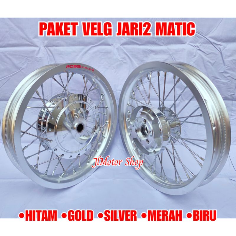 PAKET PELEK VELG JARI JARI AEROX 155 PCX 150 PCX 160 ADV 150 VARIO 125 150 RING 14 - VELG JARI JARI AEROX155 NMAX 150 155 PCX150 PCX160 ADV150 VARIO 125 150 RING 14 SET PLUS TROMOL DAN JARI JARI PLUS BAN LINK DI DESKRIPSI