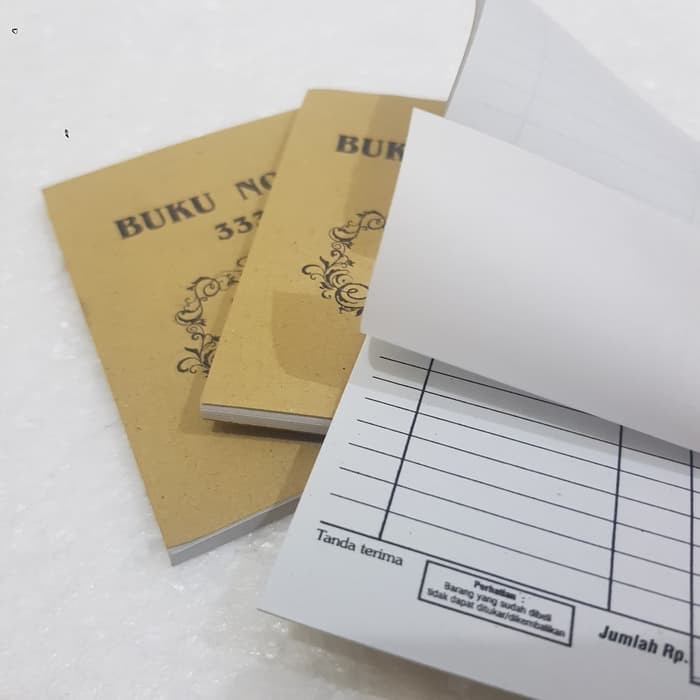 

Nota Mini 2 Ply Merk 333 / Rankap 2 / Putih Putih Buku Kertas Memo