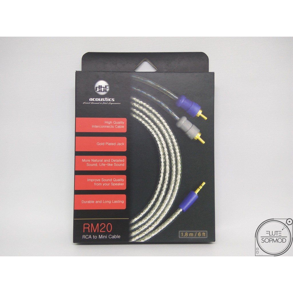 dbE RM20 - Dontblameyourears RCA To Mini Cable