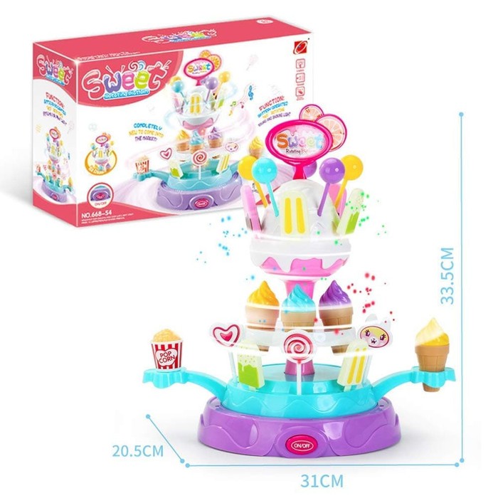 Mainan Ice cream Putar - SWEET ROTATING PLATFORM