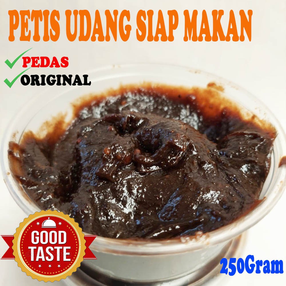 

250gr Petis Udang Sedapp Uenak Petis Siap Makan Petis Pedas Petis Terenak