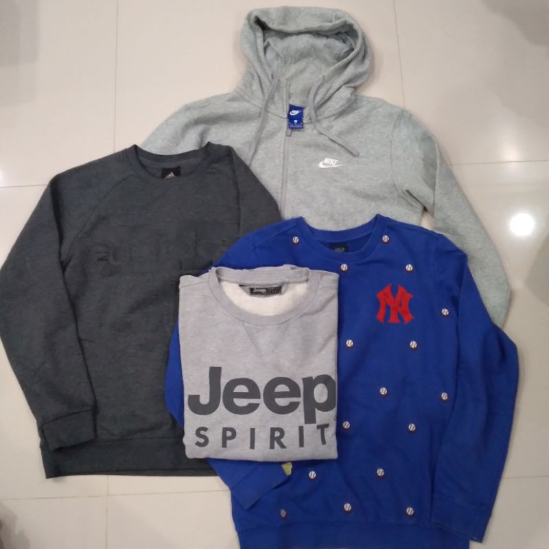 borongan 3 pcs Crewneck 1pcs hoodie nike