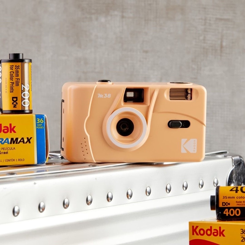 (ORIGINAL) Kodak M38 Film Camera, Upgraded Version of Kodak M35-Peach