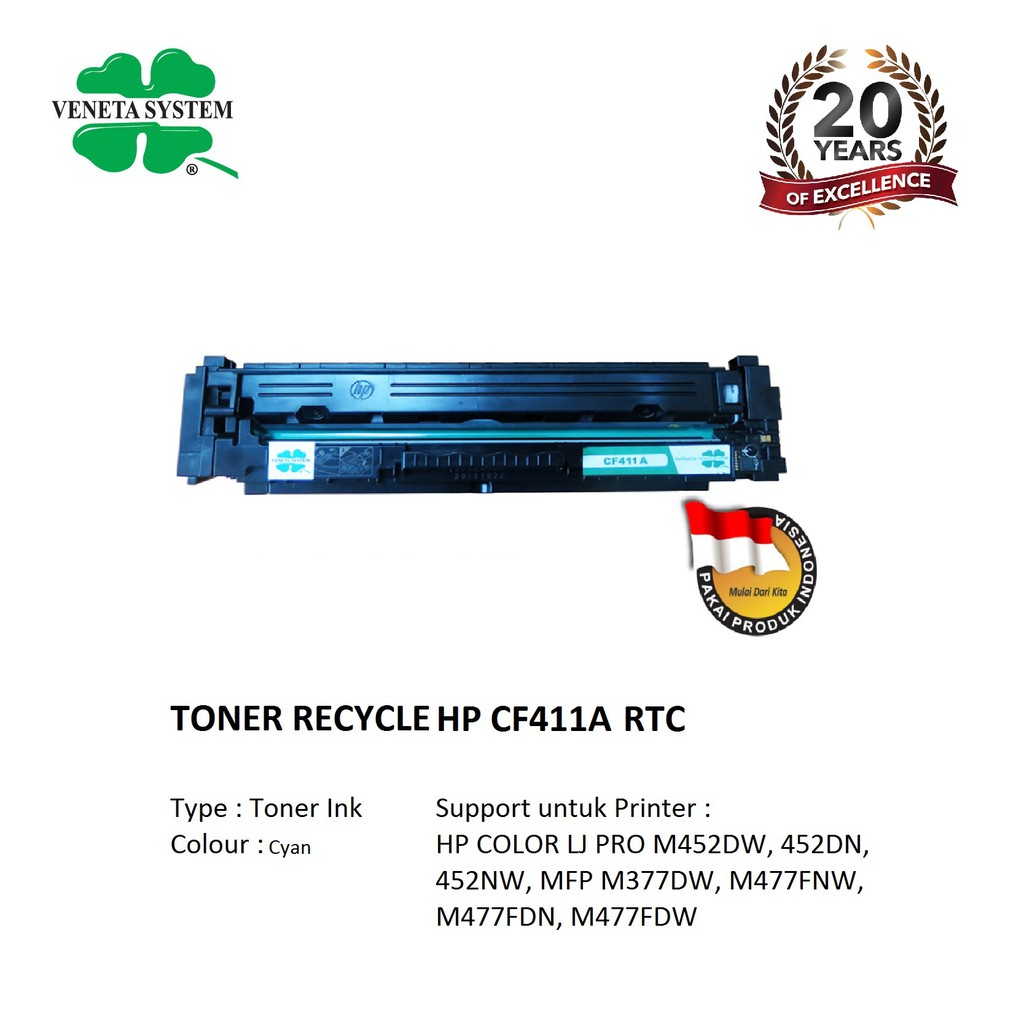 Toner Cartridge CF411A-413A Color (411A) Series - RTC