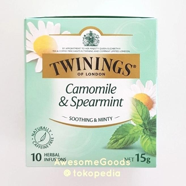 

[ COD ] Twinings Camomile & Spearmint 10 Tea Bags TERLENGKAP Kode 1412