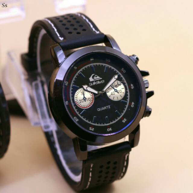 Jam Tangan Quicksilver Karet Rubber Chrono Off