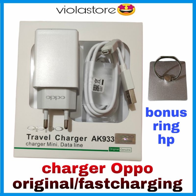 charger Oppo original fast charging support semua hp USB micro