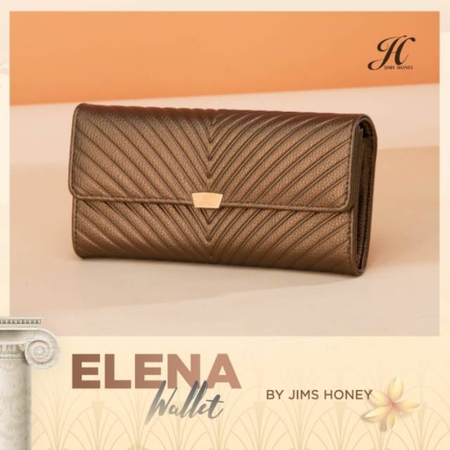 ELENA WALLET JIMSHONEY DOMPET WANITA DOMPET PANJANG IMPORT ORI JH MURAH