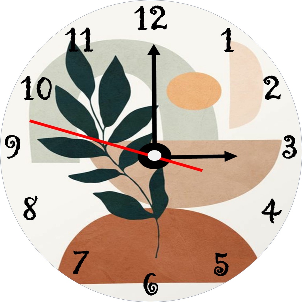 Jam Dinding Kayu Minimalis Aesthetic / Jam Dinding Vintage Unik-1